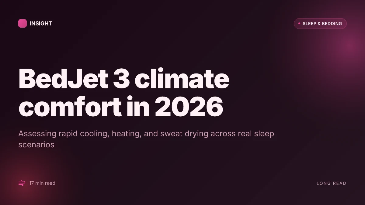 What makes BedJet 3 climate comfort stand out in 2026