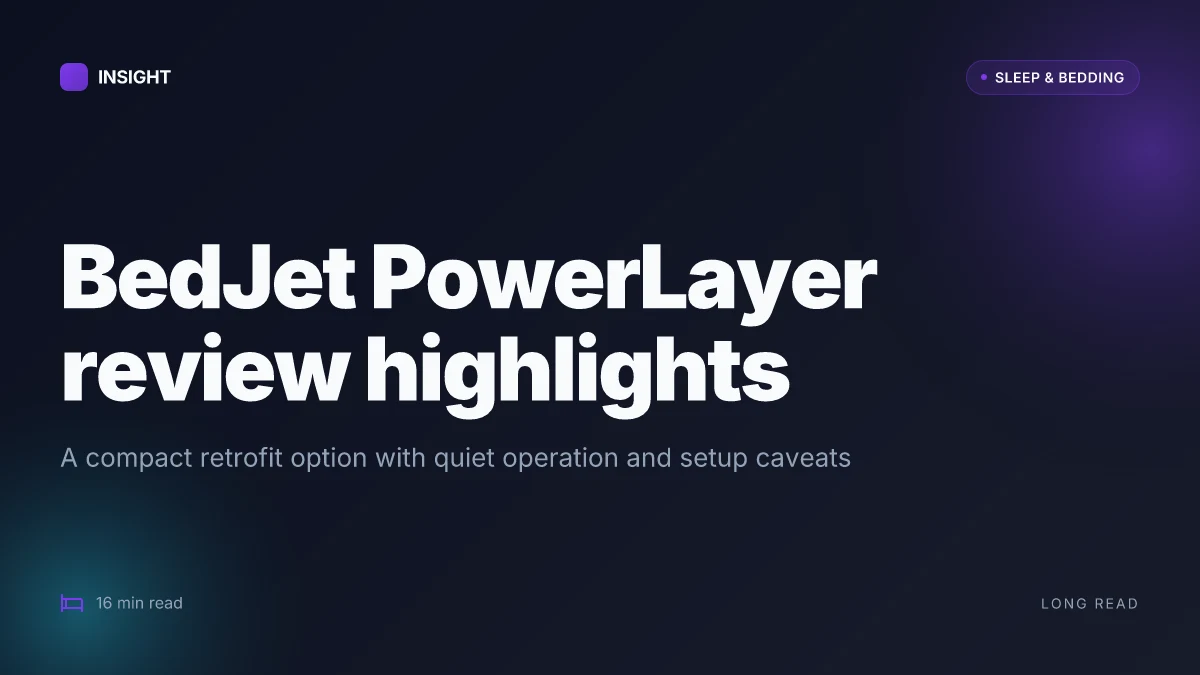 What BedJet PowerLayer reviews reveal about compact, retrofit bed adjustments