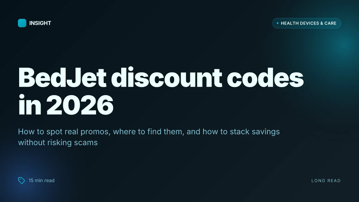 What makes BedJet discount codes actually work in 2026