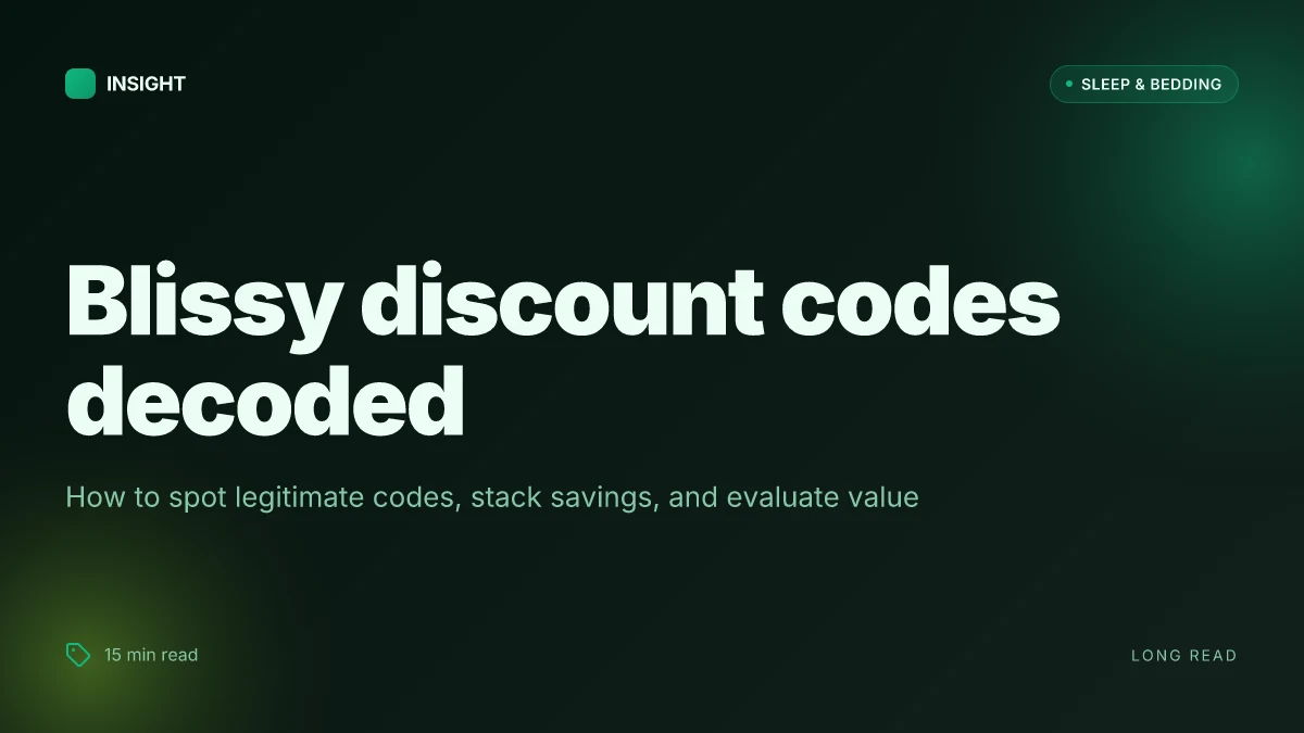 What a Blissy discount code actually buys you (and when it hurts more than it helps)