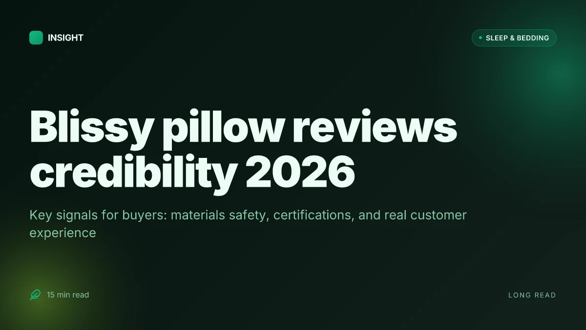 What makes Blissy pillow reviews credible in 2026
