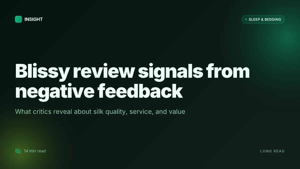 What Blissy pillowcase negative reviews reveal about silk quality, service, and value