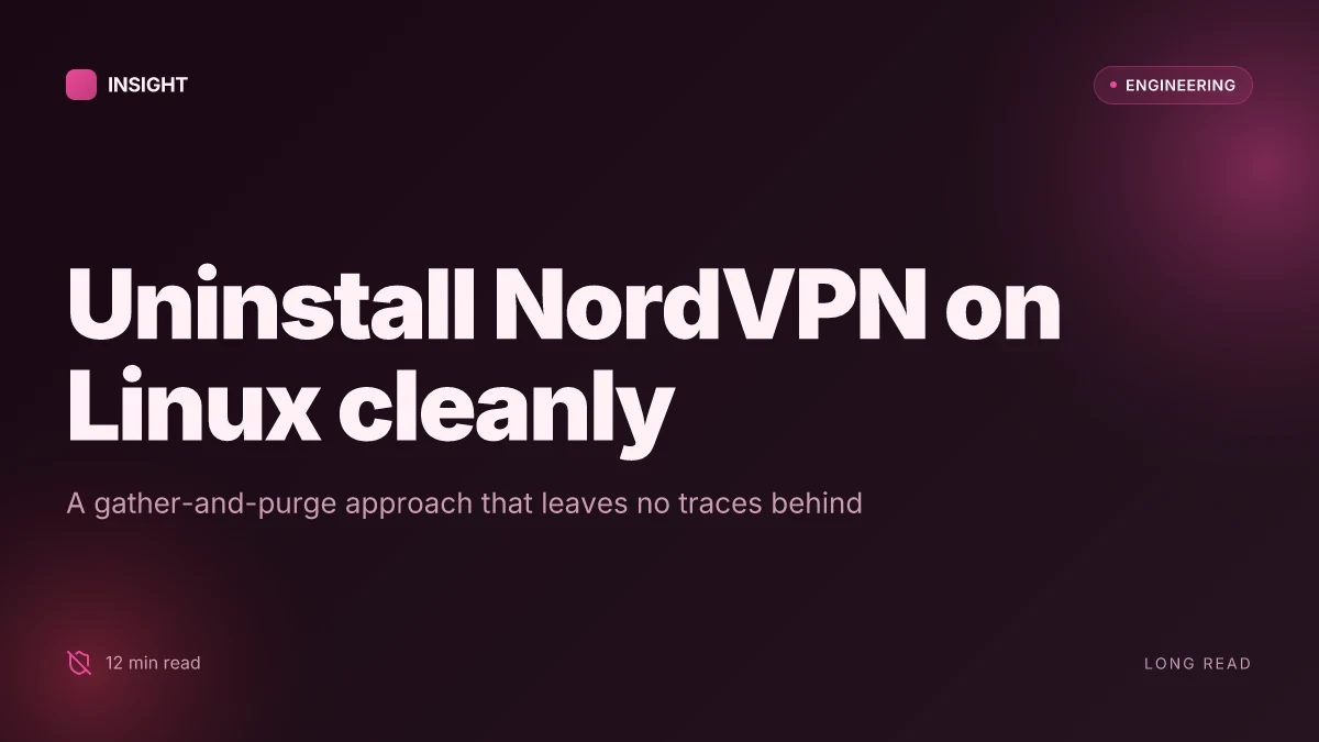 How to uninstall NordVPN from Linux A complete guide