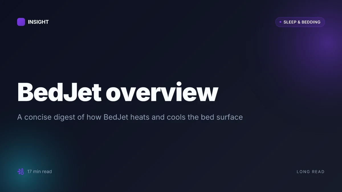 What is a BedJet and how does it heat and cool your bed
